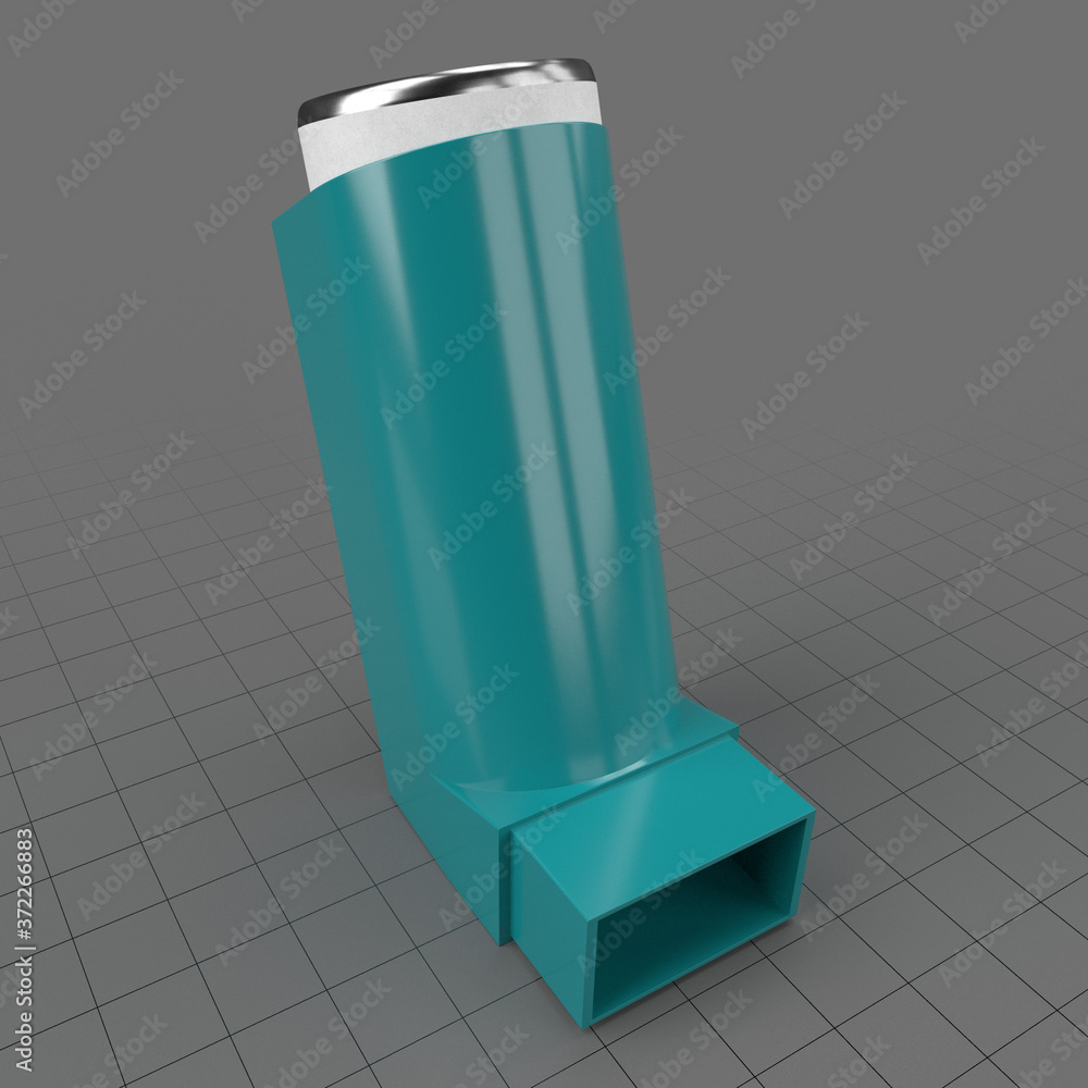 Metered dose inhaler Stock 3D asset Adobe Stock