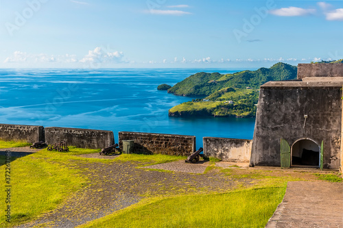 Foto A view across Fort Charlotte, Kingstown. Saint Vincent