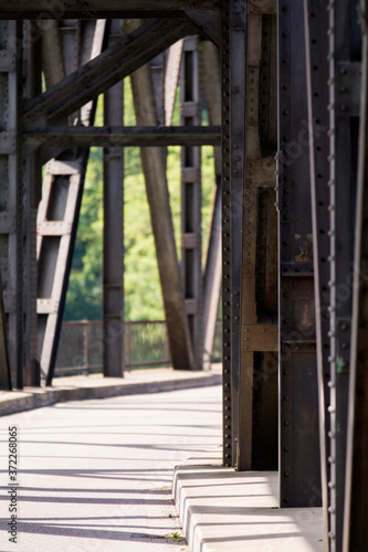 Alte Moselbrücke aus Stahl