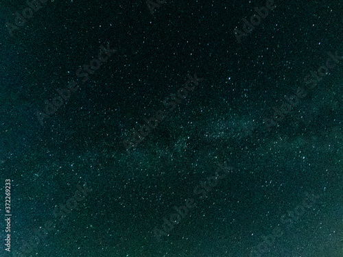Fototapeta Naklejka Na Ścianę i Meble -  Starry night sky with satellites, milky way and galaxy