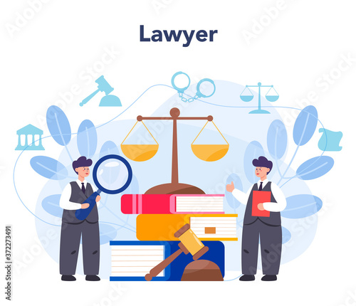 Obraz na plátně Professional lawyer concept. Punishment and judgement. Guilt