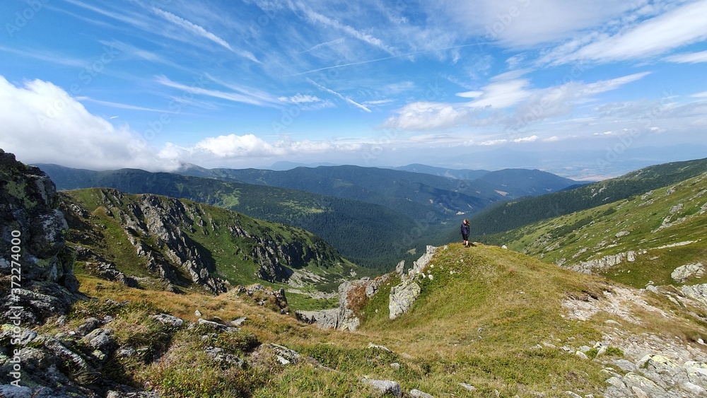 mountain landscape in summer