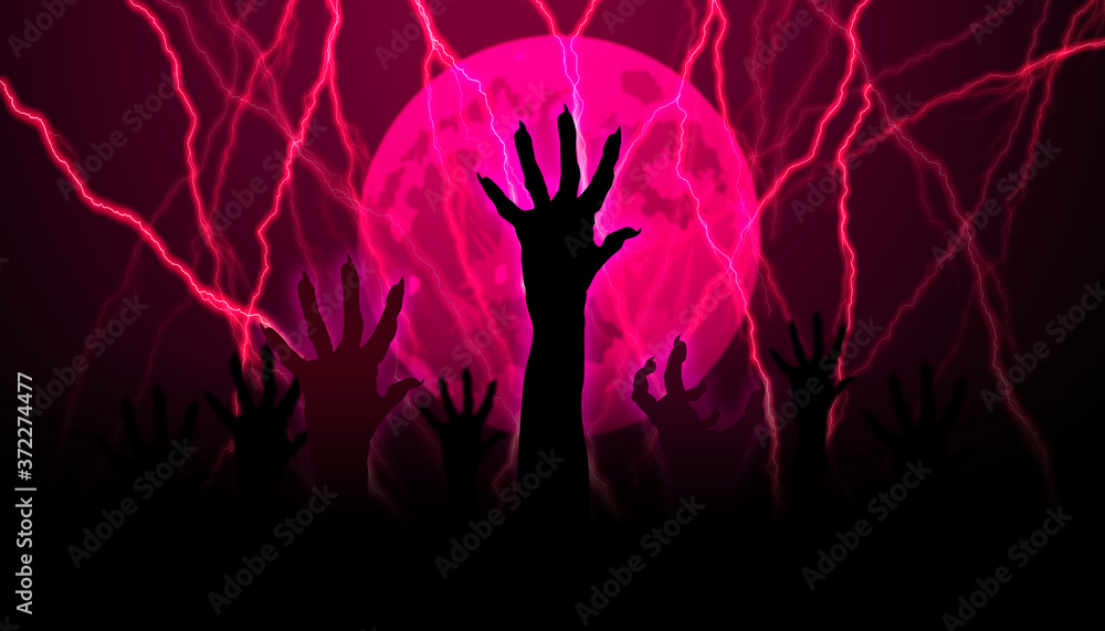 mani, zombie, halloween, terrore, spaventoso mani, zombie, halloween, terrore, spaventoso