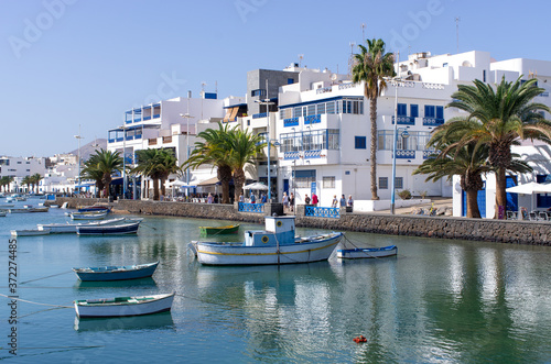 Marina in Arrecife, Lanzarote, Spain