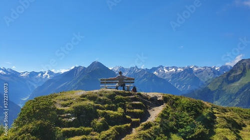 mountain landscape in the alps