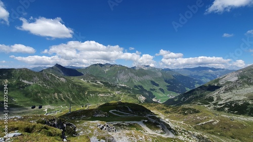 mountain landscape in the alps