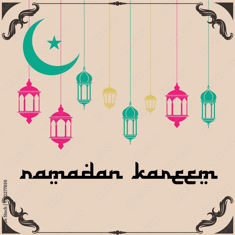 Ramadhan Kareem Handlettering. Lettering Typography Ramadhan Kareem Handlettering. Lettering Typography