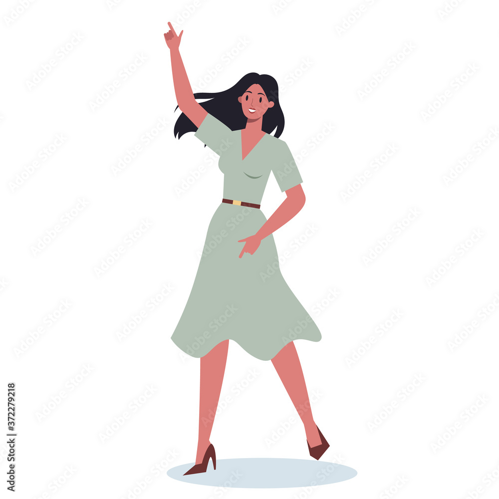 Office worker dancing. Business character in suit dancing. Employee Office worker dancing. Business character in suit dancing. Employee