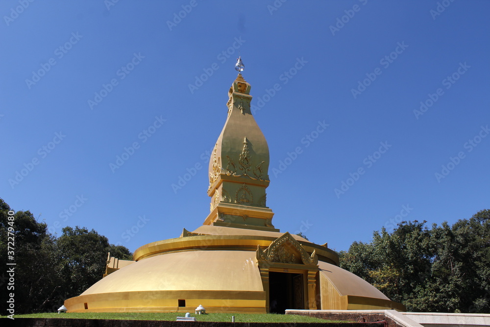 golden pagoda in thailand