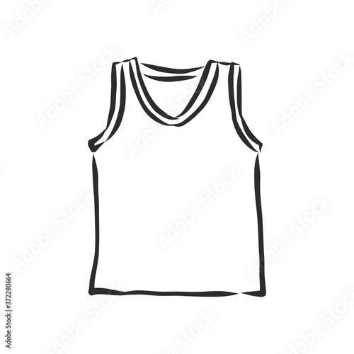 T-shirt vector illustration. t-shirt, vector sketch illustration