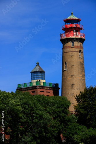 Leuchtturm auf dem Kap Arkona auf der Ostseeinsel Rügen