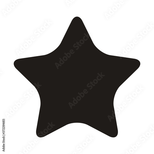 Star shape design, Night bedtime sky space nature science celestial galaxy and astrology theme Vector illustration