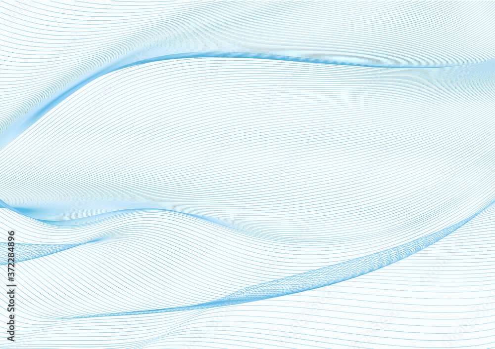 Blue Abstract Document Pattern Abstract wavy blue lines (guilloche pattern) useful for certificate ...