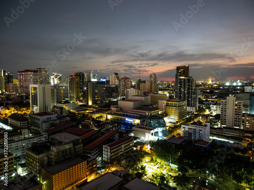 Bangkok city in the nighttime