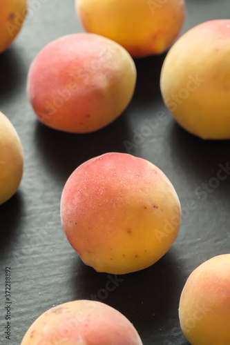 Delicious sweet fresh apricots.