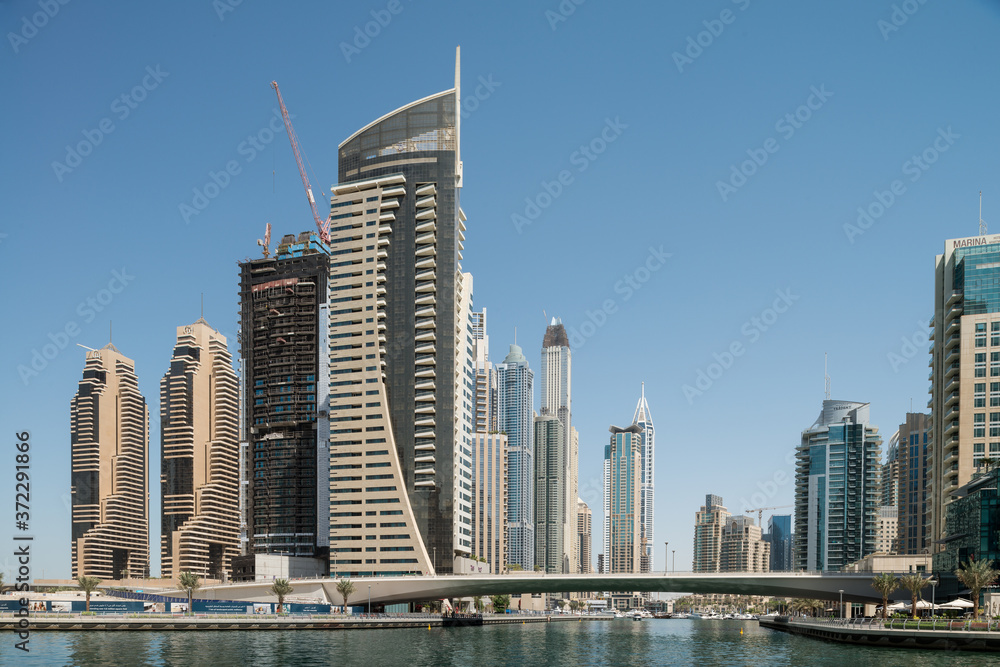 Naklejka premium Dubai Marina