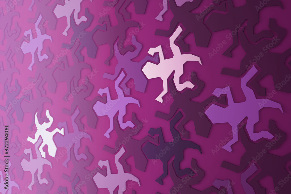 Colorful abstract puzzle pattern texture. Background close up. 3d illustration. Colorful abstract puzzle pattern texture. Background close up. 3d illustration.