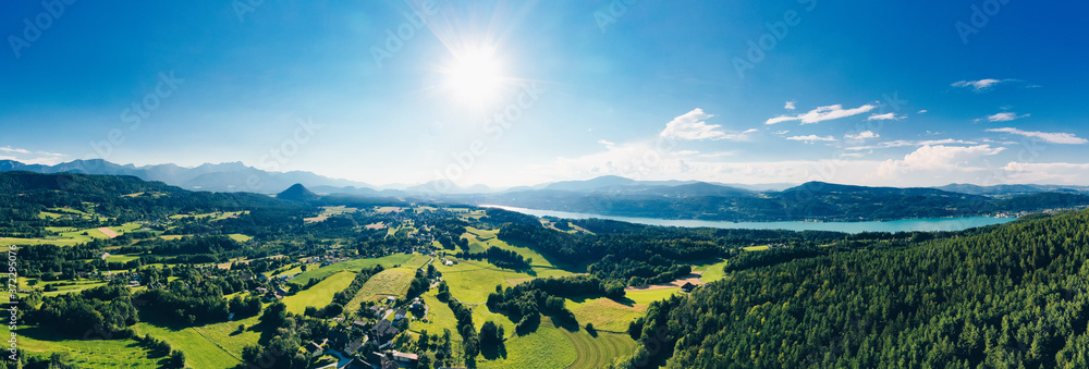 Worthersee lake region in Kärnten, Austria Worthersee lake region in Kärnten, Austria