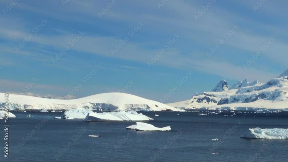 Antarctica - Coastline of Antarctica With Ice Formations - Antarctic Peninsula - Palmer Archipelago - Neumayer Channel - Global Warming Antarctica - Coastline of Antarctica With Ice Formations - Antarctic Peninsula - Palmer Archipelago - Neumayer Channel - Global Warming