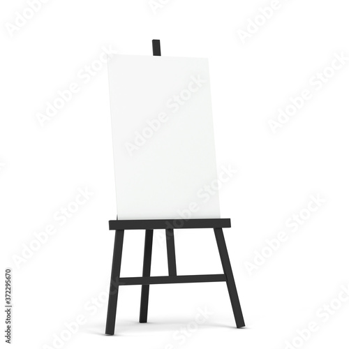 Blank easel mockup