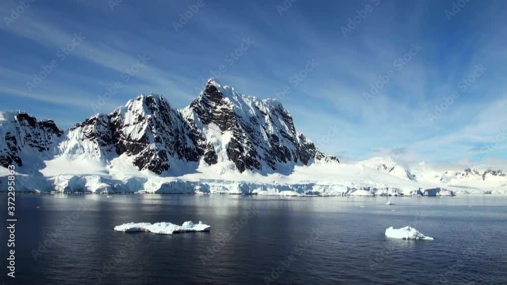 Antarctica - Coastline of Antarctica With Ice Formations - Antarctic Peninsula - Palmer Archipelago - Neumayer Channel - Global Warming Antarctica - Coastline of Antarctica With Ice Formations - Antarctic Peninsula - Palmer Archipelago - Neumayer Channel - Global Warming