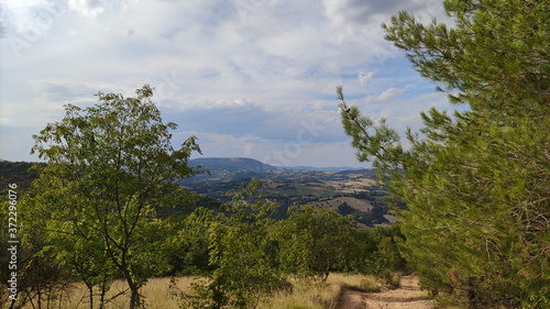 Scorcio nel comune di genga delle Marche in italia photo