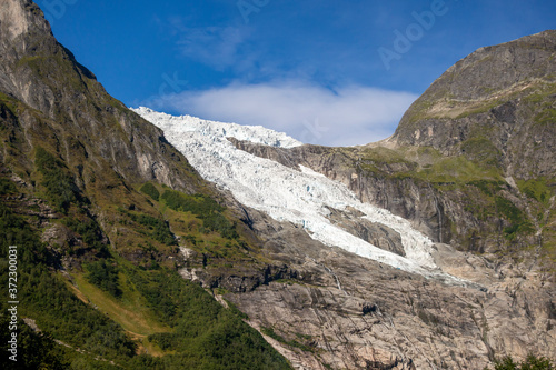 Norwegian Boyabreen glacier in Josteldalsbreen National Park © jcg_oida