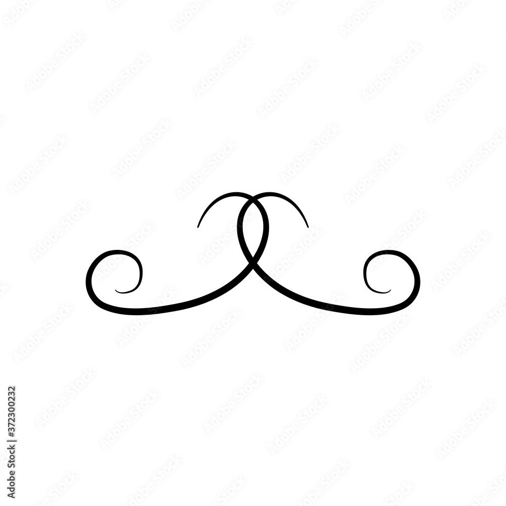 decorative dividers icon, silhouette style decorative dividers icon, silhouette style
