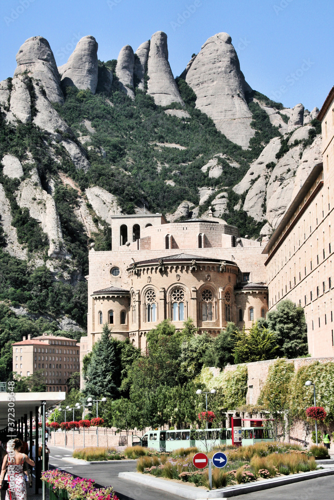 A view of Montserrat in Spain