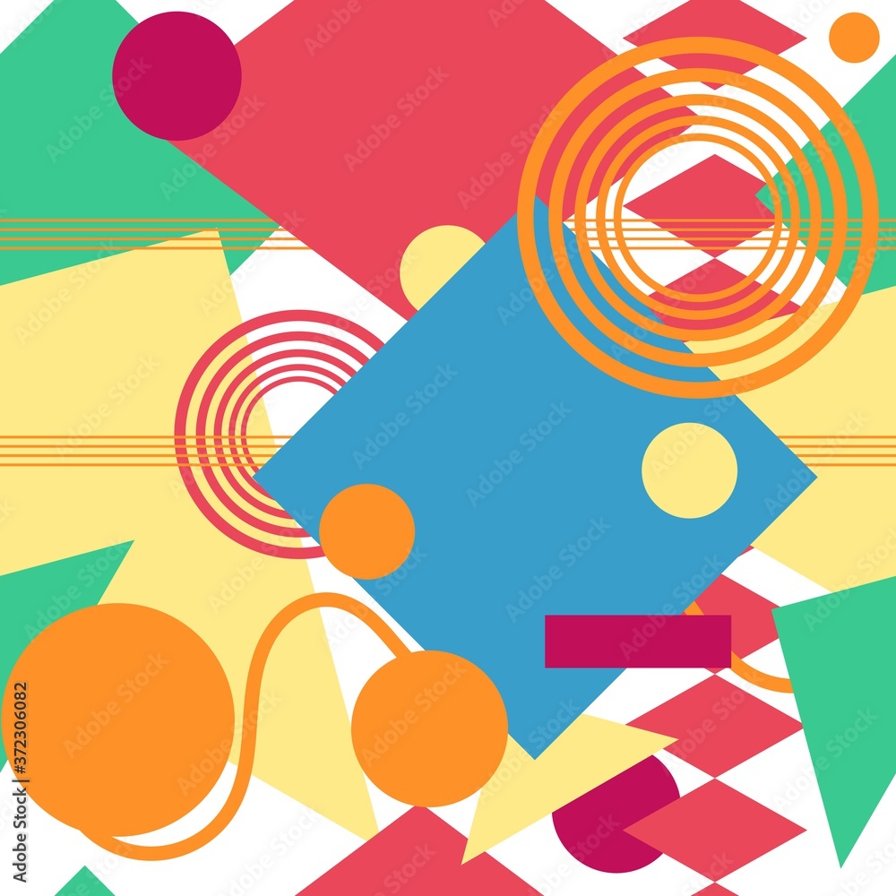 Seamless vector textile print design