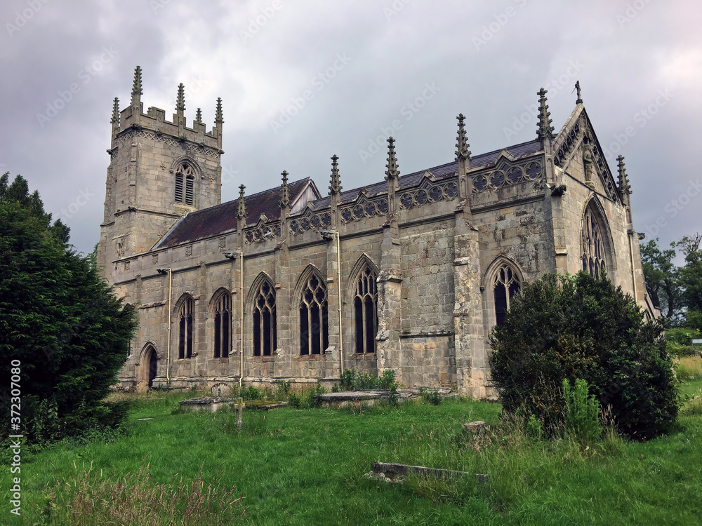 A view of Battlefields Church in North Shropshire