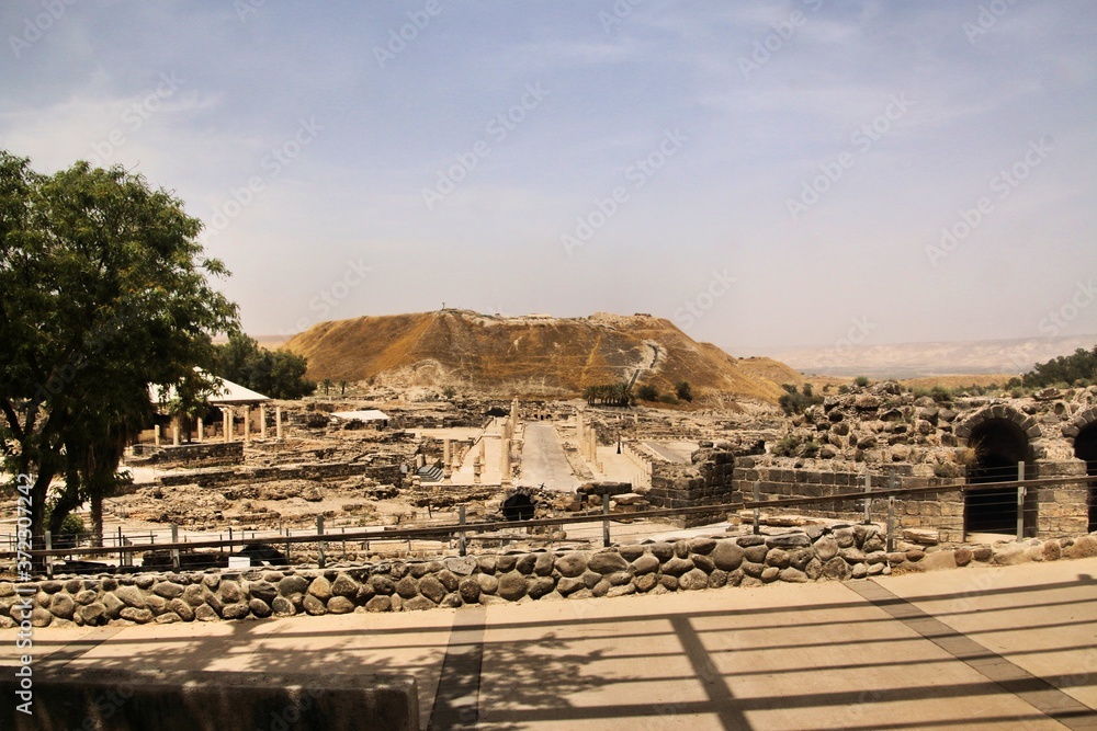 A view of Beit Shean in Israel
