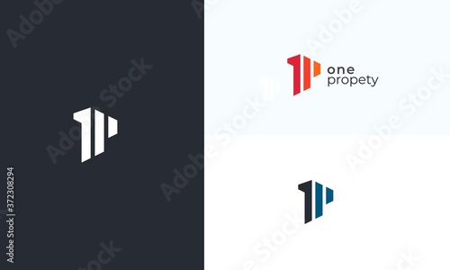 one propety company logo Design