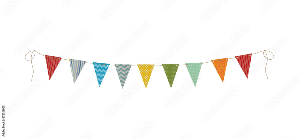 Obraz premium Party Banner 3D Illustration on white