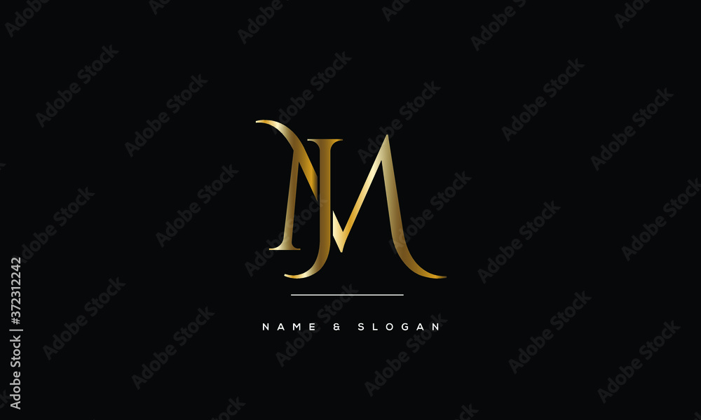 Professional Innovative Initial Mj Logo And Jm Logo Letter Mj Or Jm Minimal  Elegant Monogram Premium Business Artistic Alphabet Symbol And Sign Stock  Illustration - Download Image Now - iStock