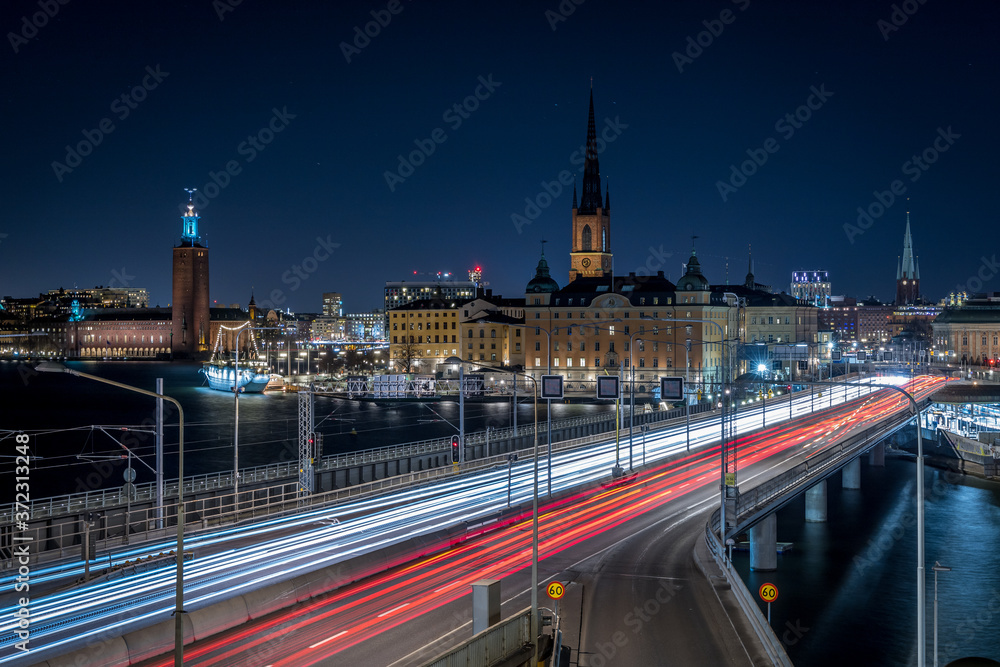 Obraz premium stockholm by night