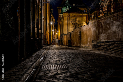 Canvas Print old town stockholm