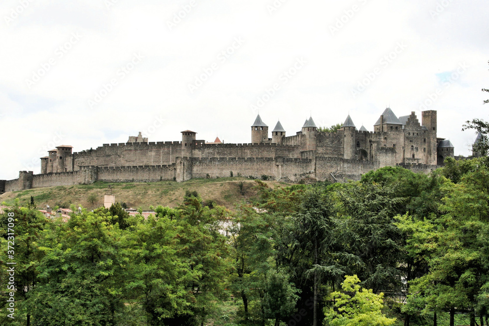 A view of Carcassonne in France