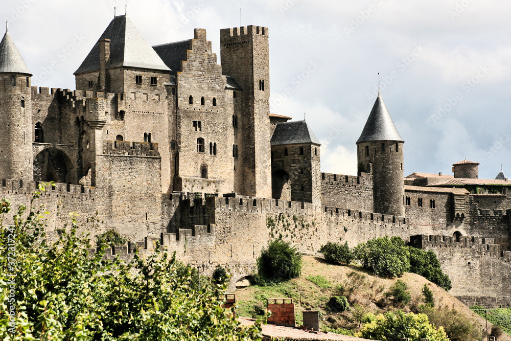 A view of Carcassonne in France