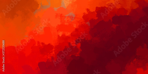 Painted artistic creation. Brushed vibrant wallpaper. Unique and creative illustration. Abstract background of colorful brush strokes.