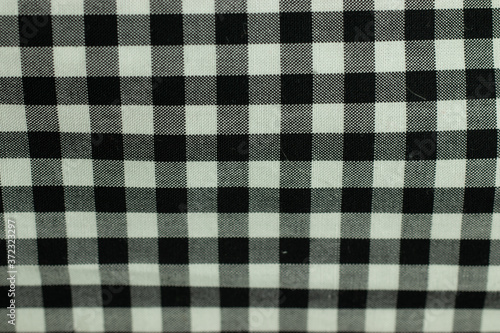 White and black cells fabric tissue. Texture background design