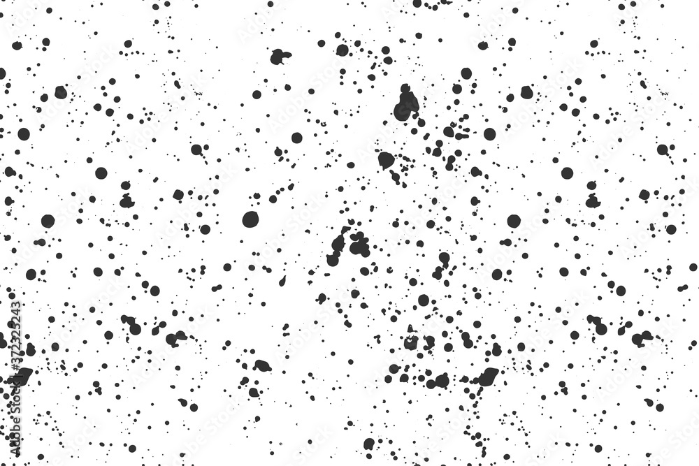 Hand drawn textured vector seamless pattern. Black ink spots on white background for template brochure, textile, wallpaper, wrapping paper. Hand drawn textured vector seamless pattern. Black ink spots on white background for template brochure, textile, wallpaper, wrapping paper.
