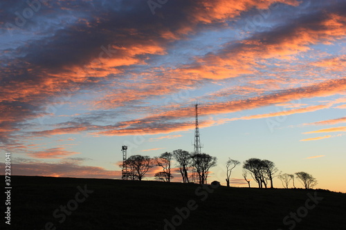 Sunset in Haddington, Scotland