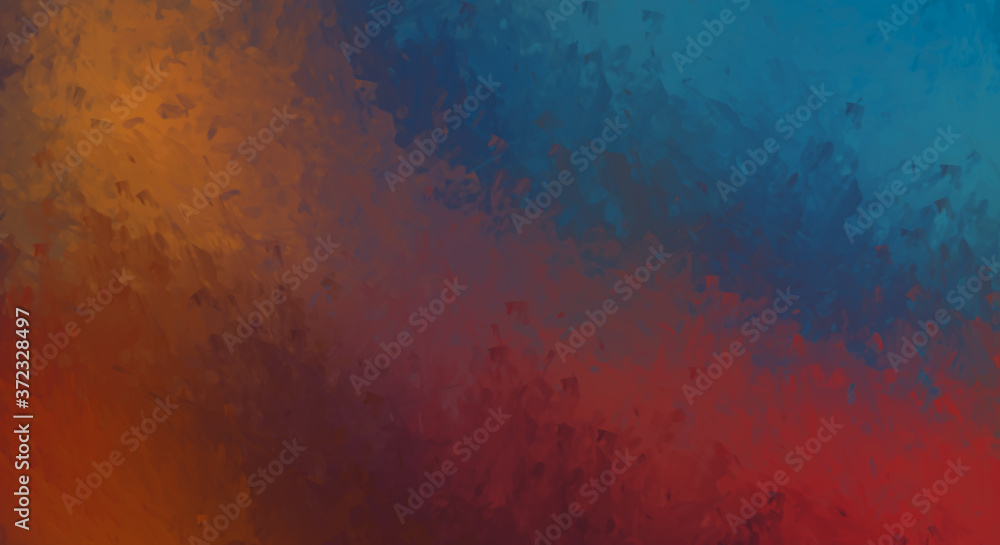 Brushed Painted Abstract Background. Brush stroked painting. Strokes of paint. 2D Illustration.