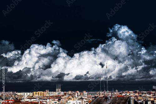 Barcelona cloud photo