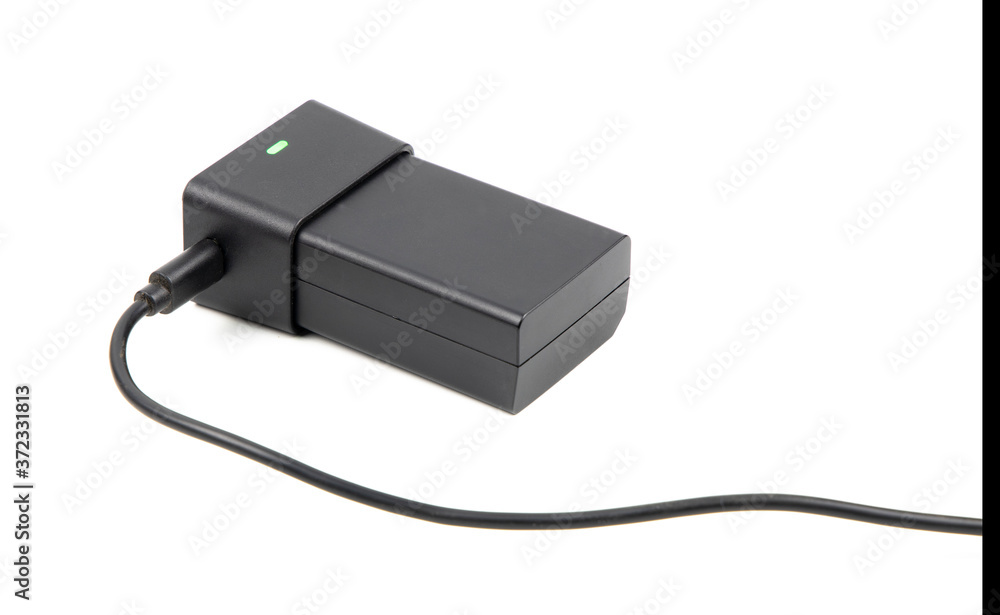 VB26 Battery charger isolated on white background VB26 Battery charger isolated on white background