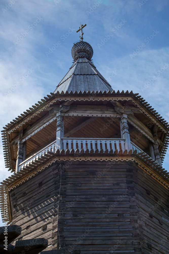 Church Dmitry Mirotochivogo is a unique monument of Russian wooden architecture