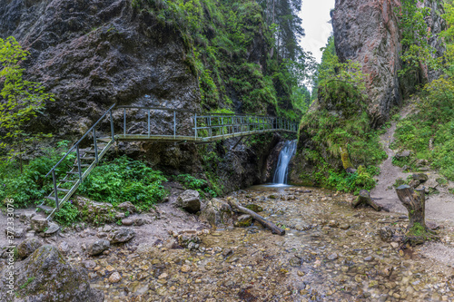 Janosikove diery - a famous tourist destination in Slovakia photo