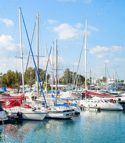 Larnaca marina, motorboats,...