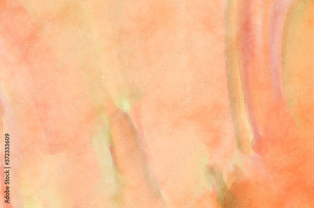 Fototapeta premium Modern painting of soothing brush strokes resembling alcohol inks. Watercolor abstract painting with pastel colors for poster, wall art, banner, card, book cover or packaging.